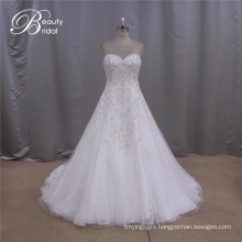 Embroidered Fashion Sample Perfect Wedding Dresses